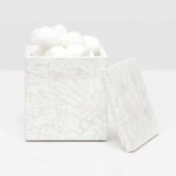 Callas Lacquered Cracked Eggshell Bath Collection -Home Furnishings 01CALL WH CASS m2 1