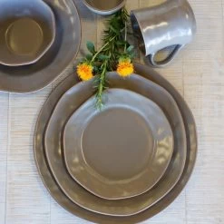 Cantaria Dinnerware, Charcoal