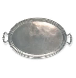 Oval Tray With Handles