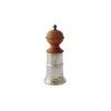 Wood And Pewter Salt & Pepper Mill