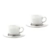 Convivio Cappuccino/Tea Cup With Saucer, Set Of 2
