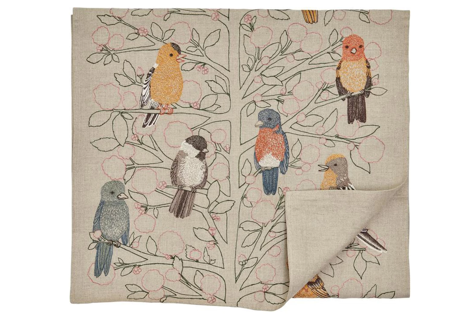 Songbirds Tree Table Runner 1 Songbirds Tree Table Runner