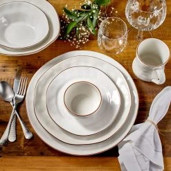 Cantaria Dinnerware, Matte White