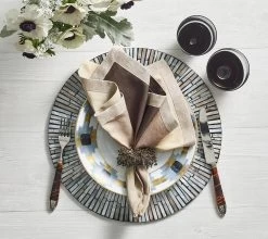 Dip Dye Napkin In Taupe & Bark -Home Furnishings 2021 Fall Kim Seybert Tahiti 01 1280x1138 6cc42891 5c97 434e 98bf ae7b879e4af6