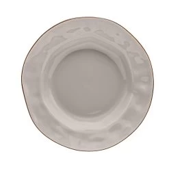 Cantaria Dinnerware, Greige -Home Furnishings 3523gr cantaria rim soup greige skyros designs 1