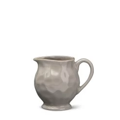Cantaria Creamer & Covered Sugar -Home Furnishings 3555gr cantaria creamer greige skyros designs