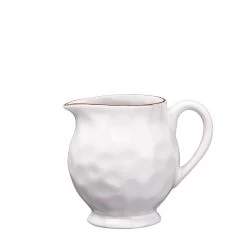 Cantaria Creamer & Covered Sugar -Home Furnishings 3555wh cantaria creamer white skyros designs