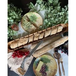 Baguette Board With Antler Pattern Bread Knife -Home Furnishings 4 73b94558 479b 49b4 8bcd ec32de3a8de0