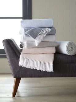 Terzo Cotton Throw + Decorative Pillow -Home Furnishings 5x7 terzo throw stack s2017 cropped highres