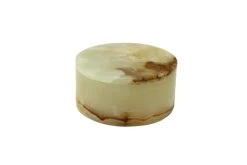 Eirenne Light Green Onyx Circular Keepsake Box -Home Furnishings 8498 1