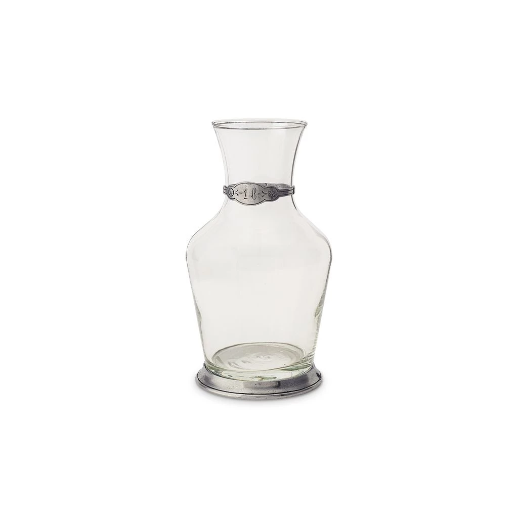Glass Carafe With Pewter Detail 3 Glass Carafe With Pewter Detail - Image 3
