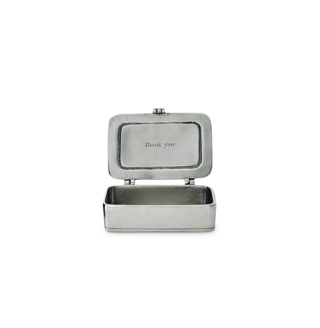 “Grazie” Pewter Box 5 “Grazie” Pewter Box - Image 5