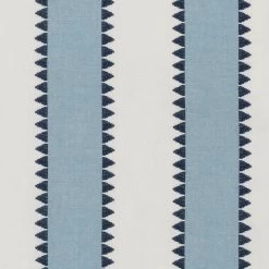 Apollo Stripe Napkins, Placemats, Tablecloths, And Runners -Home Furnishings ApolloStripe Table Sky