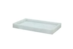 Eris Pearl White Marble Honed Finish Bath Collection -Home Furnishings BA03 7HPW