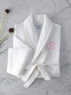 Waffle Bath Robe -Home Furnishings Bath Robe Waffle mono
