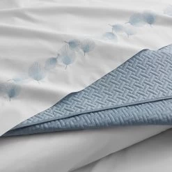 Feather Bedding Collection -Home Furnishings Bed Feather Basketweave Detail