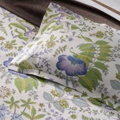 Pomegranate Linen Sheets, Duvet Covers + Shams 15 Pomegranate Linen Sheets, Duvet Covers + Shams -Home Furnishings Bed Pomegranate Linen Lilac detail3