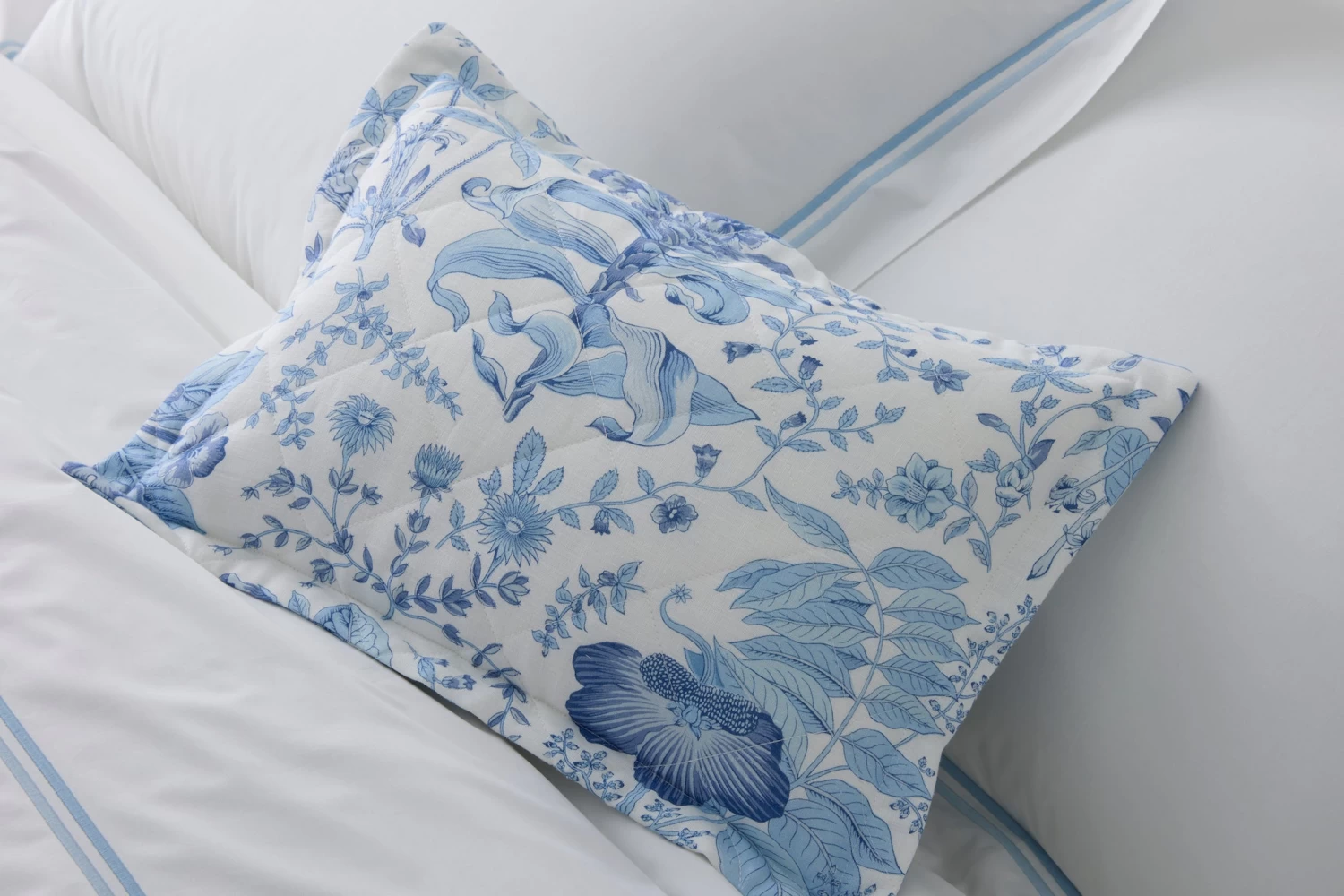 Pomegranate Linen Quilted Coverlets + Shams 3 Pomegranate Linen Quilted Coverlets + Shams - Image 3