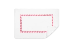 Classic Chain Bath Towels + Tub Mats -Home Furnishings ClassicChain tubmat azalea