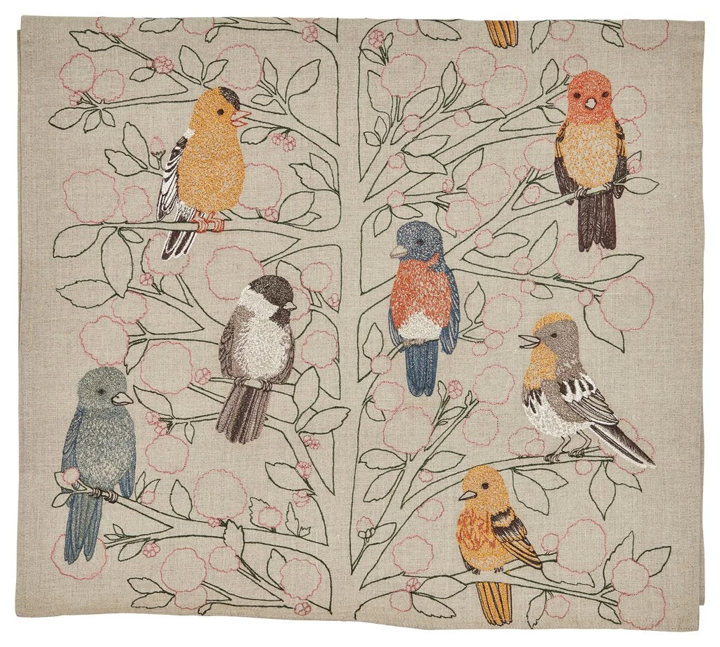 Songbirds Tree Table Runner 4 Songbirds Tree Table Runner - Image 4