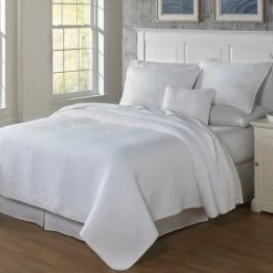 Couture Bedding Collection -Home Furnishings Couture White Coverlet Shams