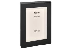 Black Hi-Polish Wood Deep Profile Frame