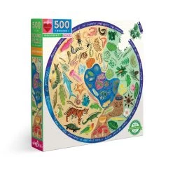 Eeboo Biodiversity Round Puzzle