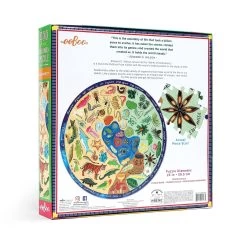 Eeboo Biodiversity Round Puzzle -Home Furnishings PZFBOD 13