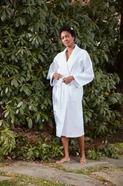 Waffle Bath Robe -Home Furnishings Robe model Waffle