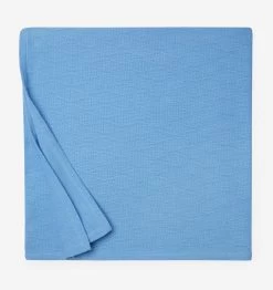 Cetara Cotton Blanket + Shams -Home Furnishings SFERRA CETARA BLANKET COBALT SILO NEW V2