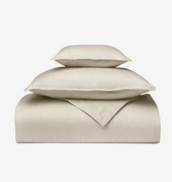 Dresano Duvet Cover + Shams -Home Furnishings SFERRA DRESANO DUVET COVER OAT COMP v2