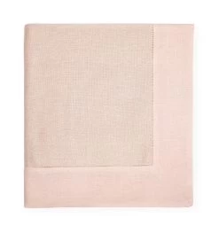 Reece Linen Tablecloth -Home Furnishings SFERRA REECE TABLECLOTH PETAL GOLD SILO v2