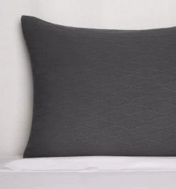 Cetara Cotton Blanket + Shams -Home Furnishings SFERRA SS23 ECOMM CETARA STANDARD SHAM ASPHALT COMP v1 847x908 64f67cb2 1a3d 45df b369 122cf8167070