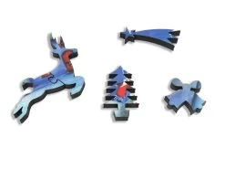 Iwona Lifsches Santa Claus Delivery Wooden Puzzle -Home Furnishings SantaClausDelivery3 1024x1024 jpg