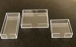 Lucite Tray For Black Ink Notepads