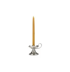 Bedside Candlestick, Pewter