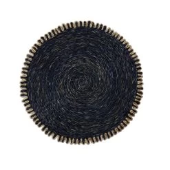 Cottage Abaca Placemat, Navy