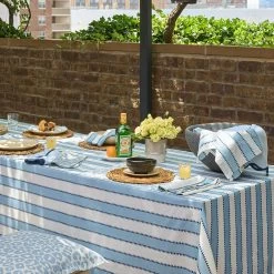 Apollo Stripe Napkins, Placemats, Tablecloths, And Runners