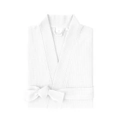 Astreena Waffle Weave Kimono Robe -Home Furnishings astreena 1200 1200 peignoir blanc 02 3 1
