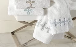 Gordian Knot Bath Towels + Tub Mats -Home Furnishings bath style hero gordian knot2