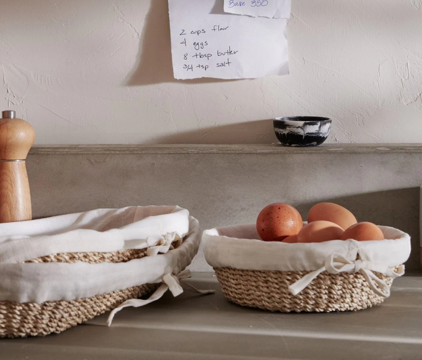 Senna Woven Tray With Liner 1 Senna Woven Tray With Liner