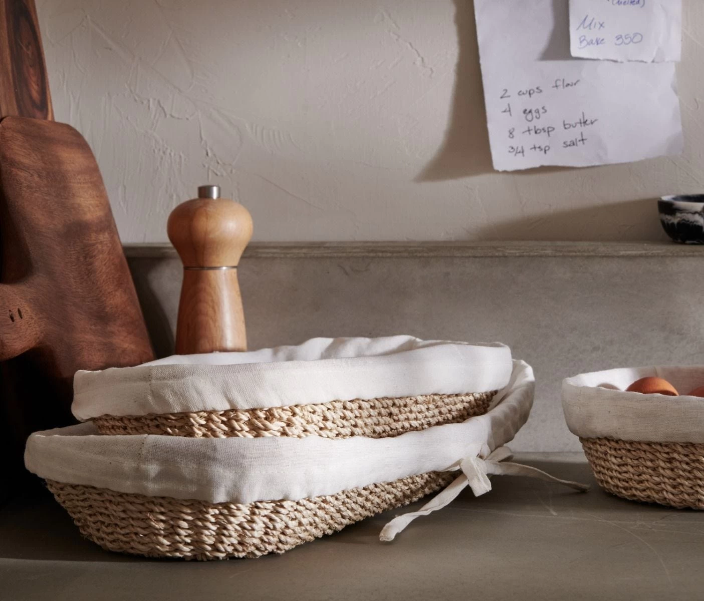 Senna Woven Tray With Liner 2 Senna Woven Tray With Liner - Image 2