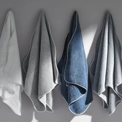 Cairo Wave Bath Towels + Tub Mats