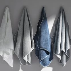 Custom Cairo Wave Bath Towels + Tub Mats -Home Furnishings cairowave bath 1 2