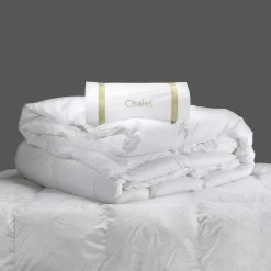 Chalet European White Goose Down Comforter -Home Furnishings chalet down comforter 1