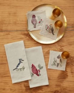Blue Jay Tea Towel -Home Furnishings coralandtusk teatowels winter birds 1024x e087dec1 ae29 4351 a144 8834334521cb
