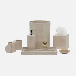 Cordoba Sand Burlap Bath Collection