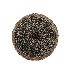 Crochet Abaca Placemat - Black