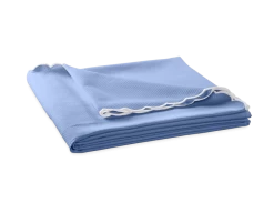 Diamond Pique Shower Curtain - Scalloped Edge -Home Furnishings diamondpiquet coverlet azure secondary 1 4