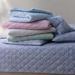 Duma Diamond Quilted Coverlets + Shams